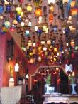 A tea shop goes wild for lights in Istanbul, Turkey